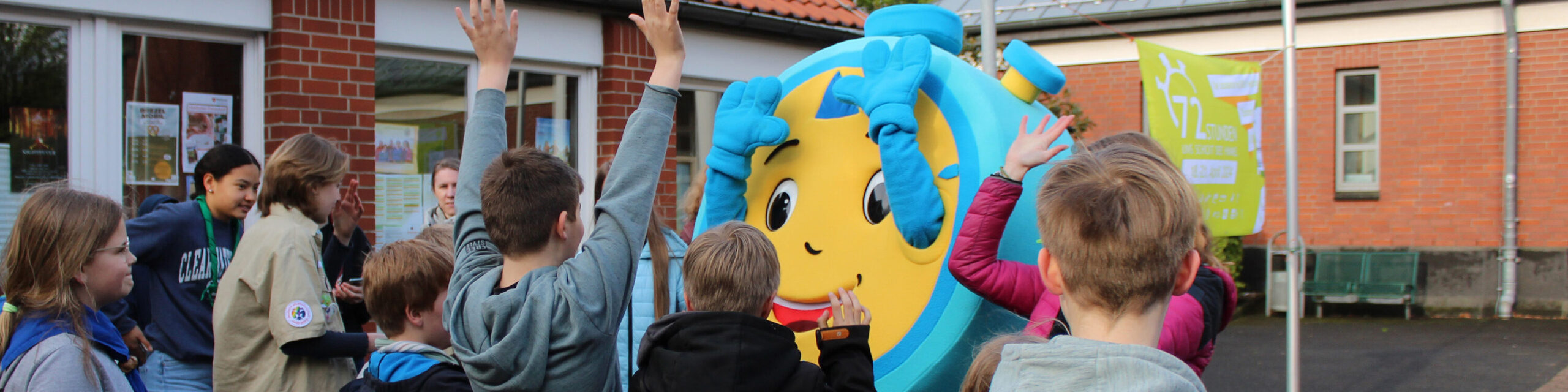 Die Kinder und Jugendlichen setzten gemeinsam soziale Projekte mit Freude und Engagement um.